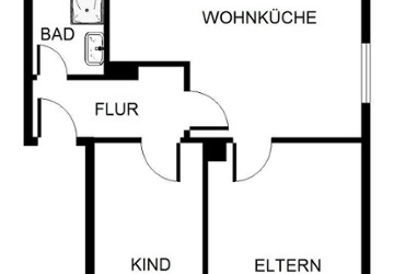 Wohnung Bergkamen Weddinghofen - 3 Zimmer, 50 m&sup2;, 399&euro; | Angebot:27235691