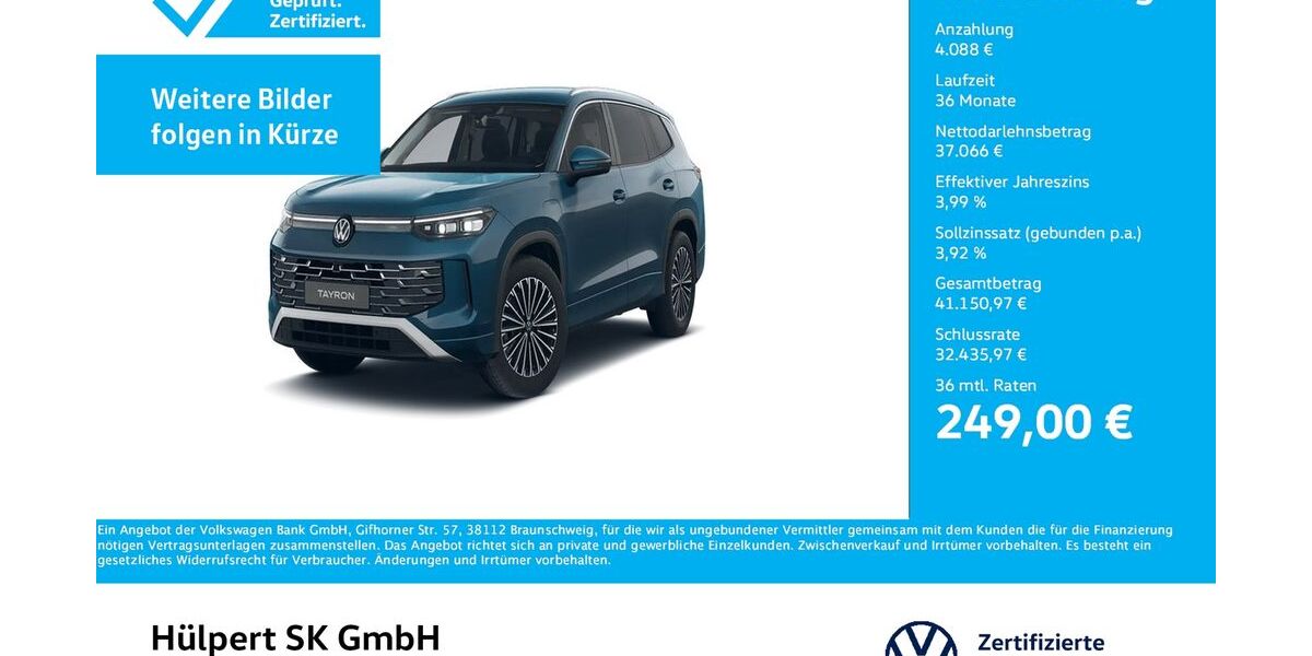VW Tayron 19.902 km 39.811 &euro; Bergkamen 59192